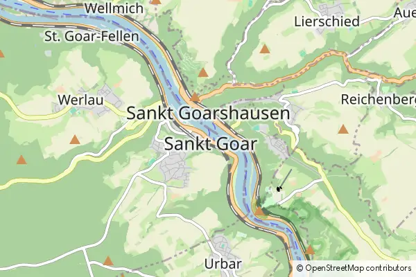 Mapa Sankt Goar