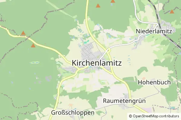 Mapa Kirchenlamitz