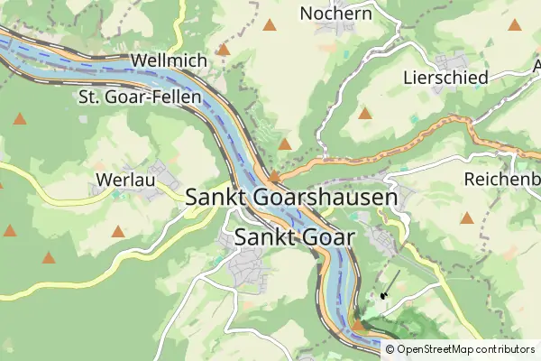 Mapa Sankt Goarshausen