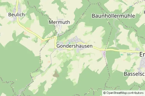 Mapa Gondershausen