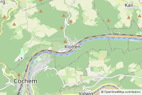 Mapa Klotten