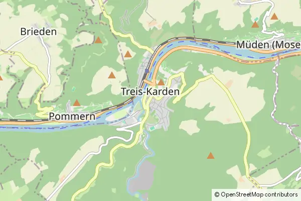 Mapa Treis-Karden