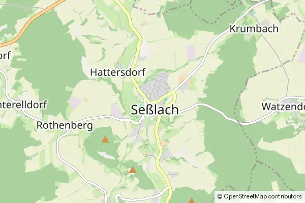 Mapa Seßlach