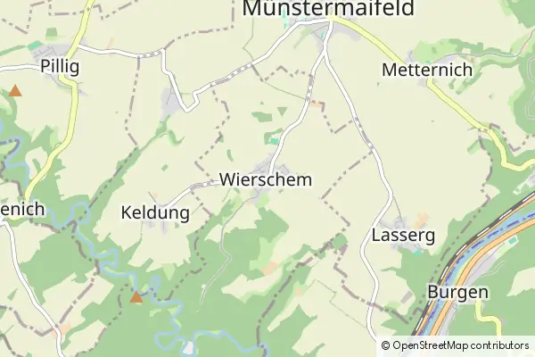 Mapa Wierschem