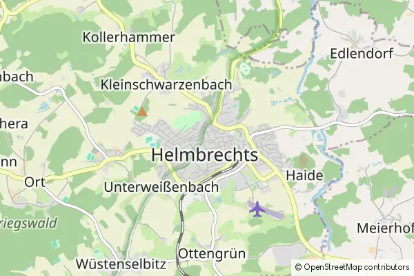 Mapa Helmbrechts