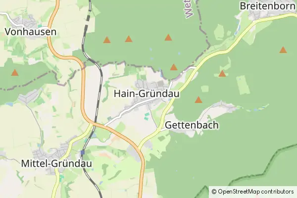 Mapa Grundau