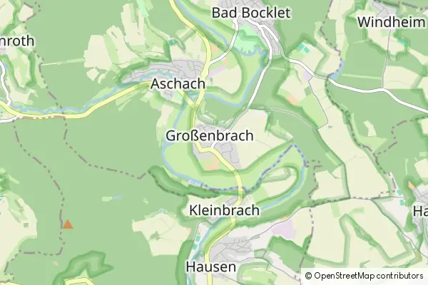 Mapa Großenbrach