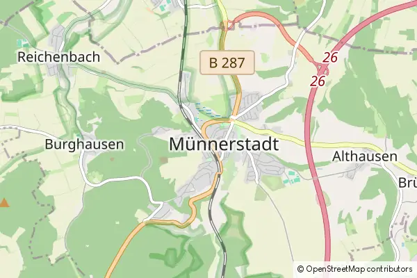 Mapa Münnerstadt