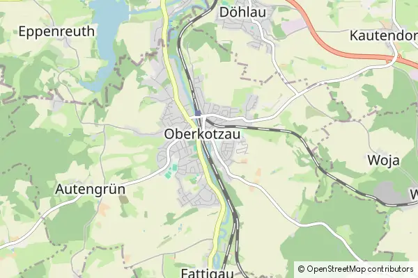 Mapa Oberkotzau