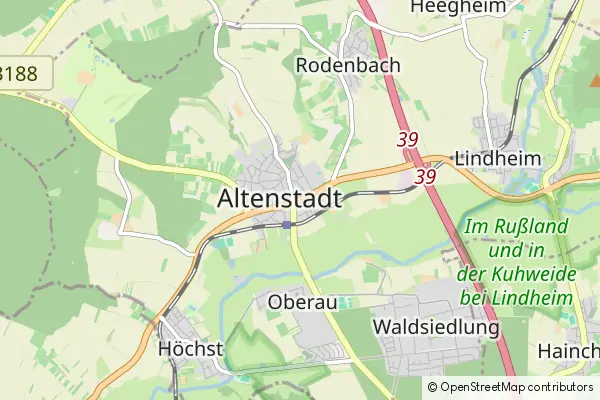 Mapa Altenstadt