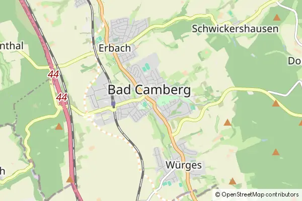 Mapa Bad Camberg