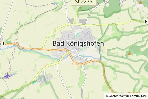 Mapa Bad Konigshofen