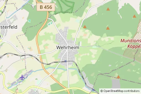 Mapa Wehrheim