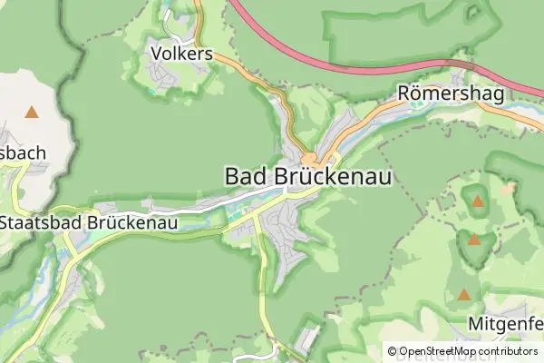 Mapa Bad Brückenau