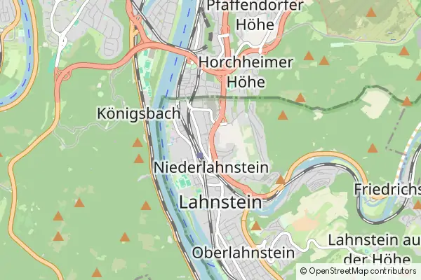 Mapa Lahnstein