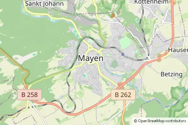 Mapa Mayen