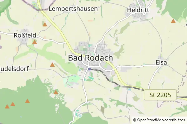 Mapa Bad Rodach