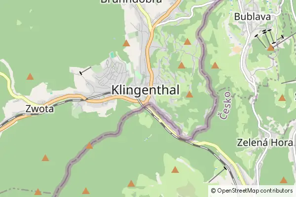 Mapa Klingenthal