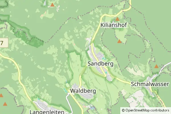 Mapa Sandberg