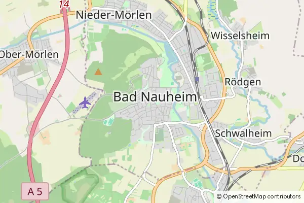 Mapa Bad Nauheim