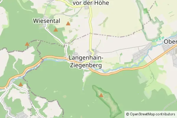 Mapa Ziegenberg