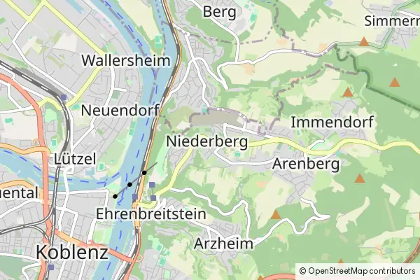 Mapa Niederduerenbach