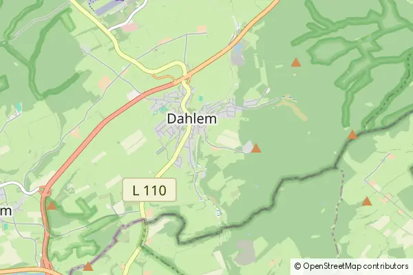 Mapa Dahlem