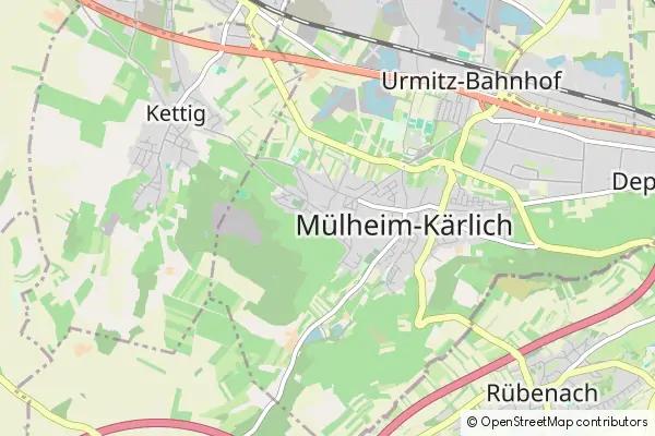 Mapa Mulheim-Karlich