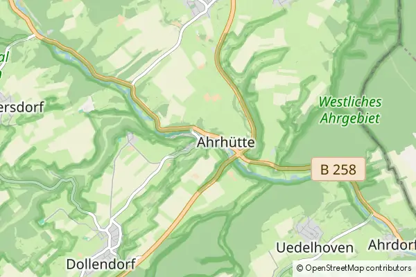 Mapa Ahrhutte