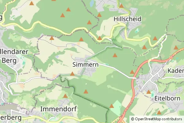 Mapa Simmern