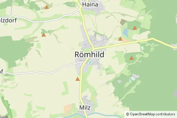 Mapa Romhild