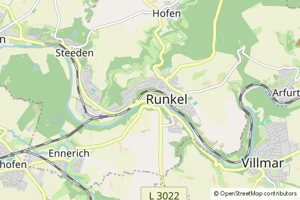 Mapa Runkel