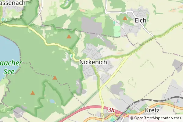 Mapa Nickenich