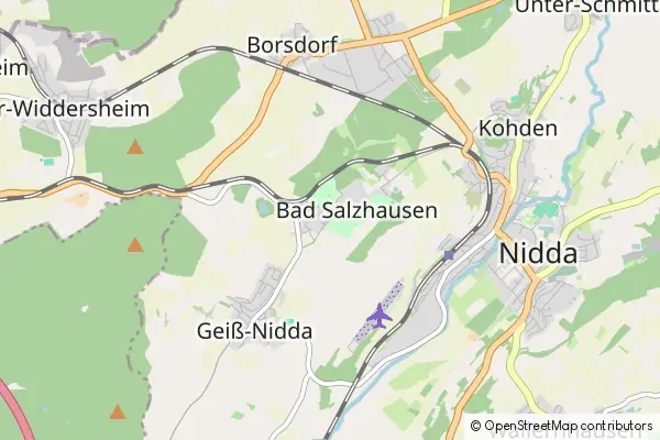 Mapa Bad Salzhausen