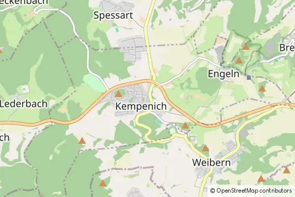 Mapa Kempenich