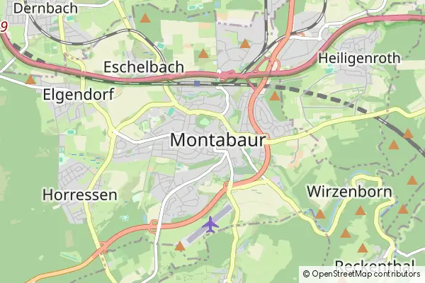 Mapa Montabaur