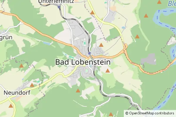 Mapa Bad Lobenstein