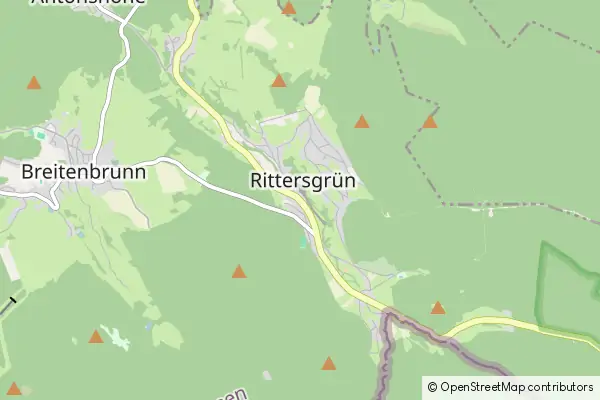 Mapa Rittersgrun