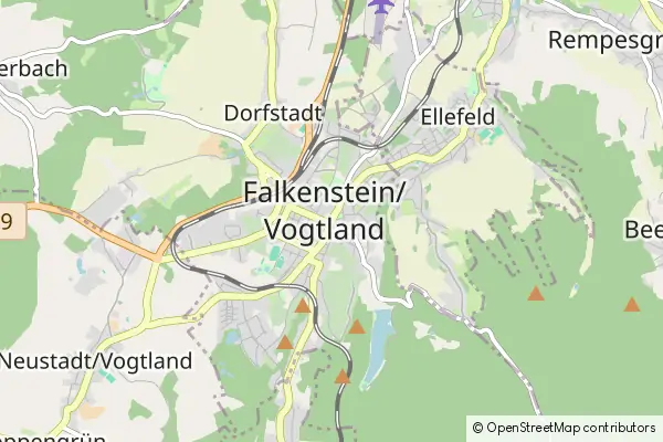 Mapa Falkenstein