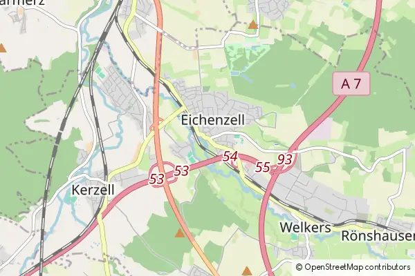 Mapa Eichenzell