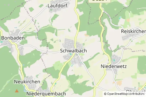 Mapa Schwalbach