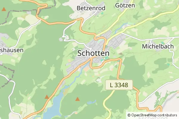 Mapa Schotten