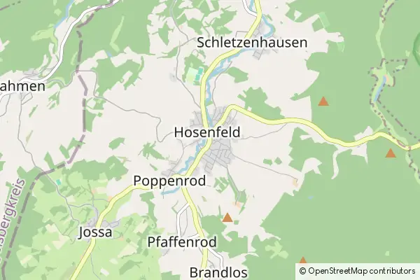 Mapa Hosenfeld