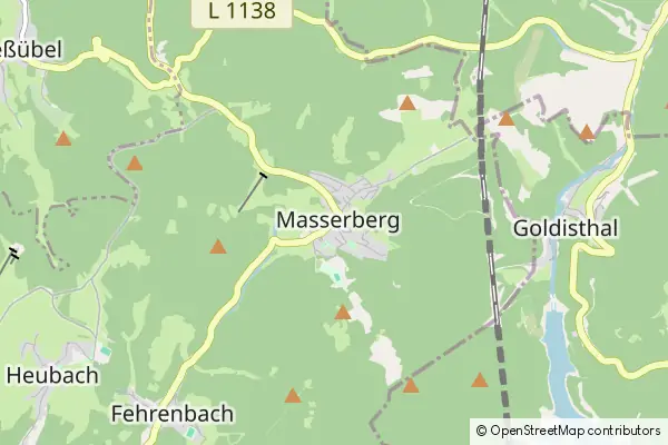 Mapa Masserberg