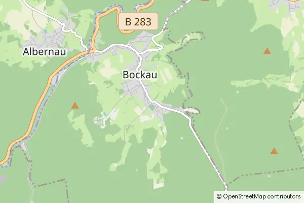 Mapa Bockau