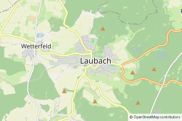 Mapa Laubach