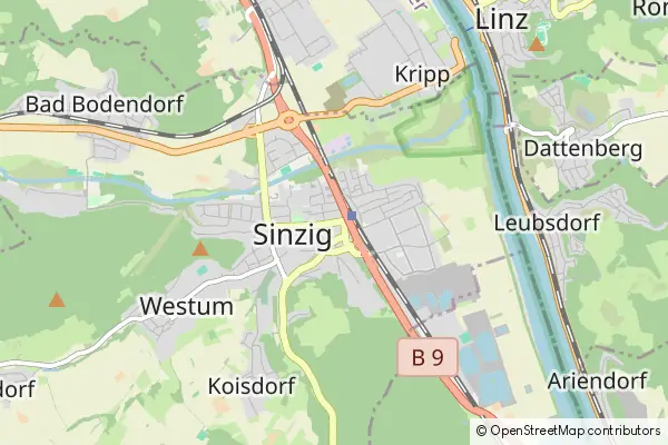 Mapa Sinzig