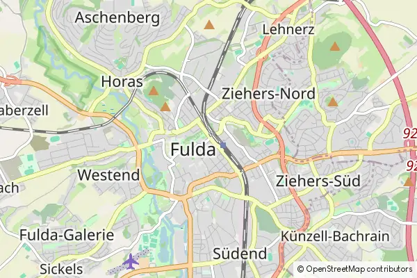 Mapa Fulda