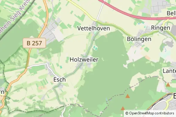 Mapa Holzweiler