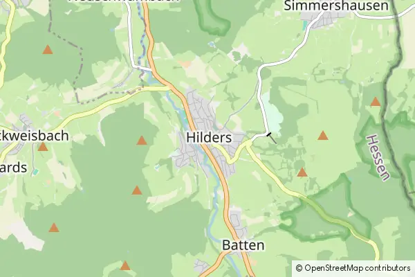 Mapa Hilders